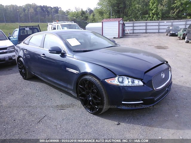 SAJWA2GB2BLV14669 - 2011 JAGUAR XJL BLUE photo 1