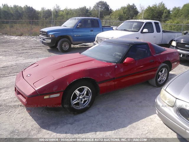 1G1YY0782F5122757 - 1985 CHEVROLET CORVETTE 红色 照片 2