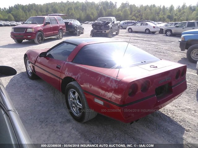 1G1YY0782F5122757 - 1985 CHEVROLET CORVETTE 红色 照片 3