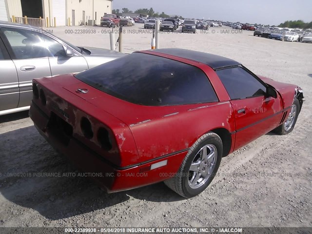 1G1YY0782F5122757 - 1985 CHEVROLET CORVETTE 红色 照片 4