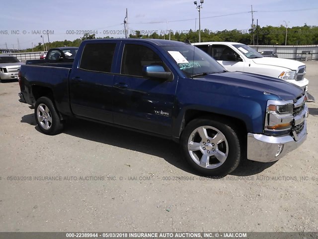 3GCPCREC0HG405974 - 2017 CHEVROLET SILVERADO C1500 LT BLUE photo 1