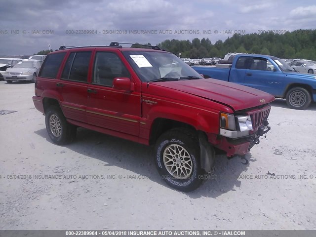 1J4GZ78Y5SC650008 - 1995 JEEP GRAND CHEROKEE LIMITED/ORVIS RED photo 1