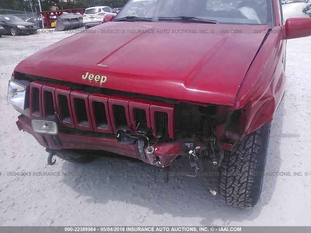 1J4GZ78Y5SC650008 - 1995 JEEP GRAND CHEROKEE LIMITED/ORVIS RED photo 6