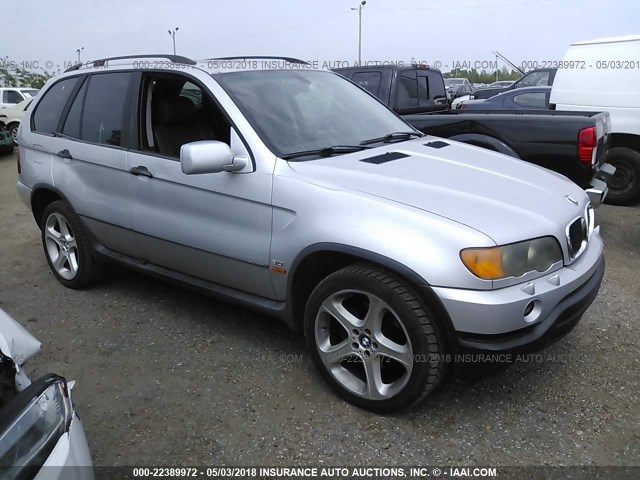 WBAFA53581LP23801 - 2001 BMW X5 3.0I SILVER photo 1