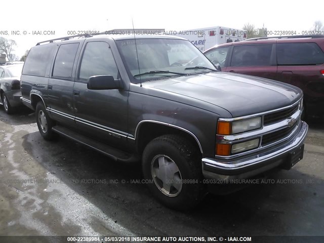 1GNFK16R6XJ448450 - 1999 CHEVROLET SUBURBAN K1500 GRAY photo 1