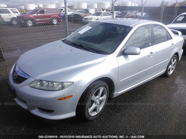 1YVHP80C675M54722 - 2007 MAZDA 6 I BLUE photo 2