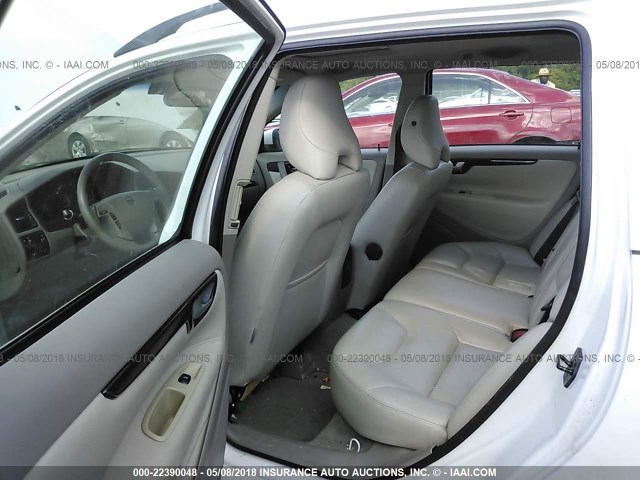 YV1SW592271657499 - 2007 VOLVO V70 2.5T WHITE photo 8