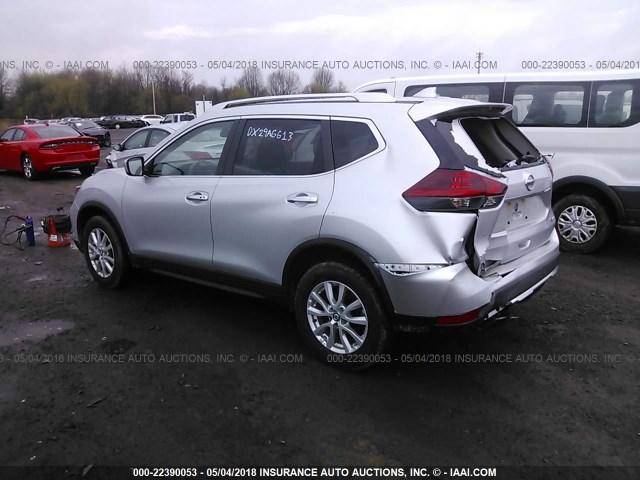 KNMAT2MV7JP501487 - 2018 NISSAN ROGUE S/SV SILVER photo 3