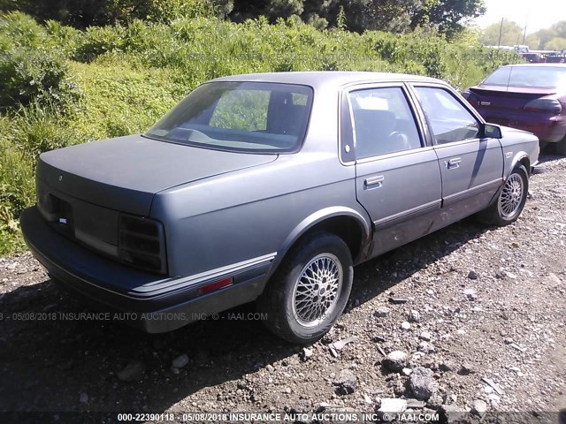 1G3AL54R5M6331032 - 1991 OLDSMOBILE CUTLASS CIERA  GRAY photo 4