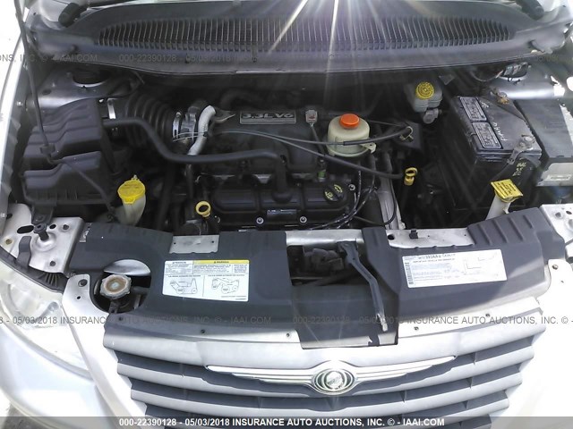 1A4GP45R16B595019 - 2006 CHRYSLER TOWN & COUNTRY  SILVER photo 10