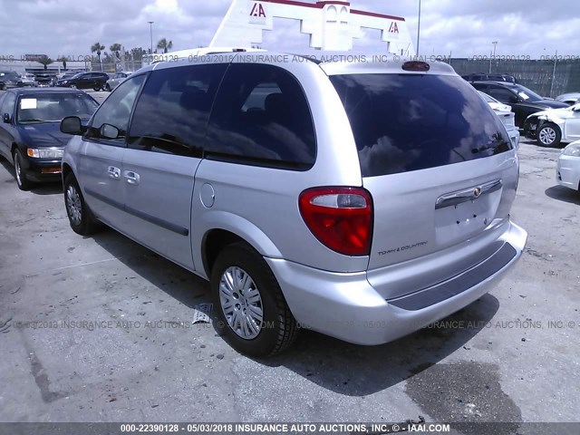 1A4GP45R16B595019 - 2006 CHRYSLER TOWN & COUNTRY  SILVER photo 3