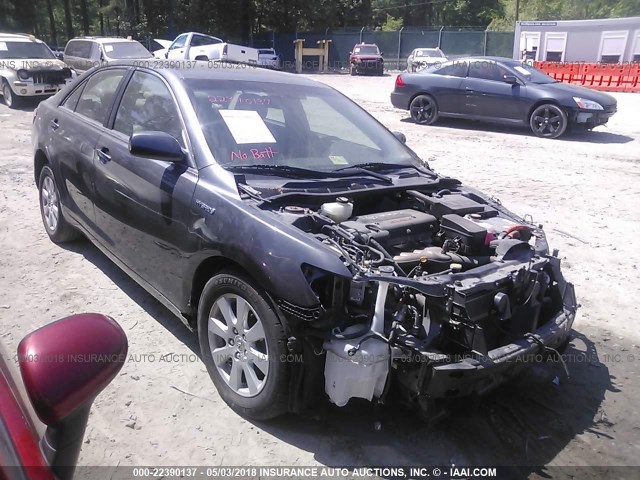 JTNBB46K673023676 - 2007 TOYOTA CAMRY NEW GENERAT HYBRID GRAY photo 1