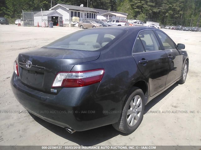 JTNBB46K673023676 - 2007 TOYOTA CAMRY NEW GENERAT HYBRID GRAY photo 4