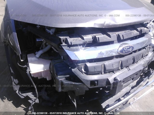 3FAHP0HA1CR306906 - 2012 FORD FUSION SE GRAY photo 6