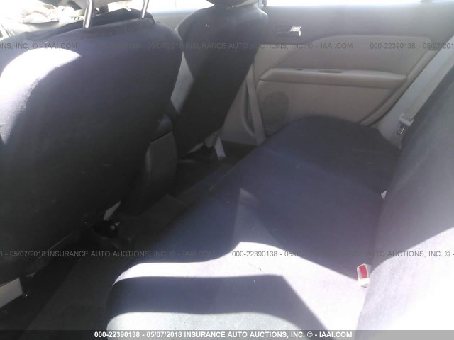 3FAHP0HA1CR306906 - 2012 FORD FUSION SE GRAY photo 8