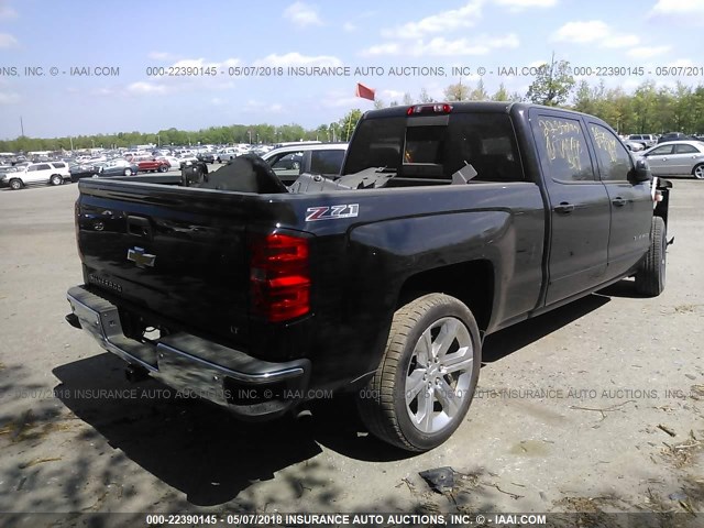 1GCUKREC4FF203790 - 2015 CHEVROLET SILVERADO K1500 LT BLACK photo 4