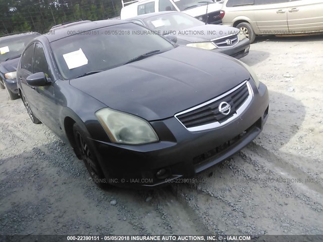 1N4BA41E38C809094 - 2008 NISSAN MAXIMA SE/SL GRAY photo 1