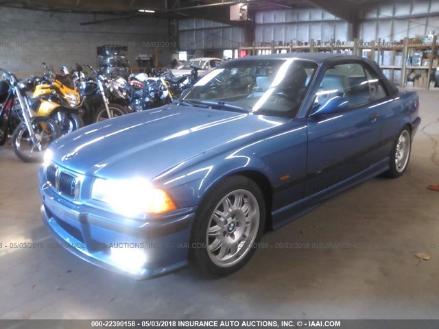 WBSBK0330XEC41039 - 1999 BMW M3 AUTOMATIC BLUE photo 2