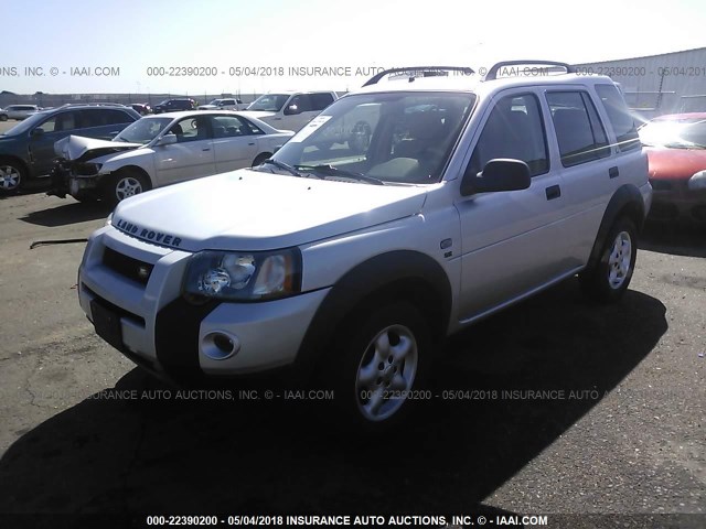 SALNY22214A417550 - 2004 LAND ROVER FREELANDER SE GRAY photo 2