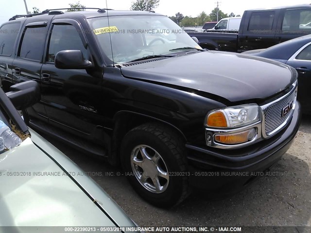 1GKEK63U74J284605 - 2004 GMC YUKON DENALI BLACK photo 1