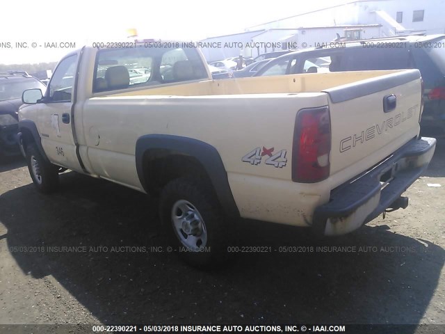 1GCHK24U23E331370 - 2003 CHEVROLET SILVERADO K2500 HEAVY DUTY BEIGE photo 3