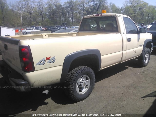 1GCHK24U23E331370 - 2003 CHEVROLET SILVERADO K2500 HEAVY DUTY BEIGE photo 4