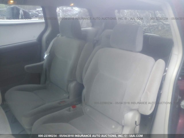 5TDBA23C05S052420 - 2005 TOYOTA SIENNA LE MAROON photo 8