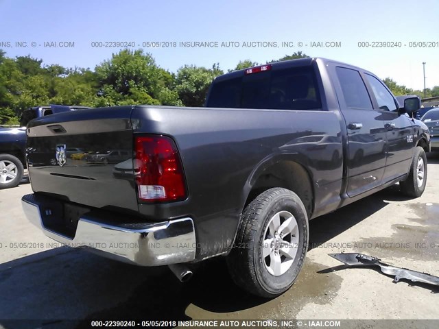 1C6RR6TT9HS722872 - 2017 RAM 1500 SLT GRAY photo 4