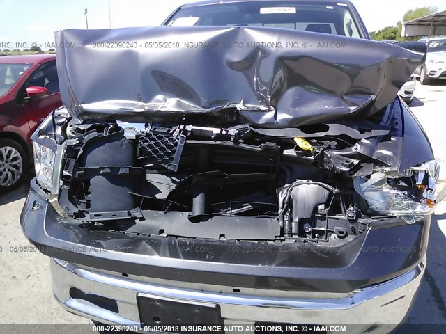 1C6RR6TT9HS722872 - 2017 RAM 1500 SLT GRAY photo 6