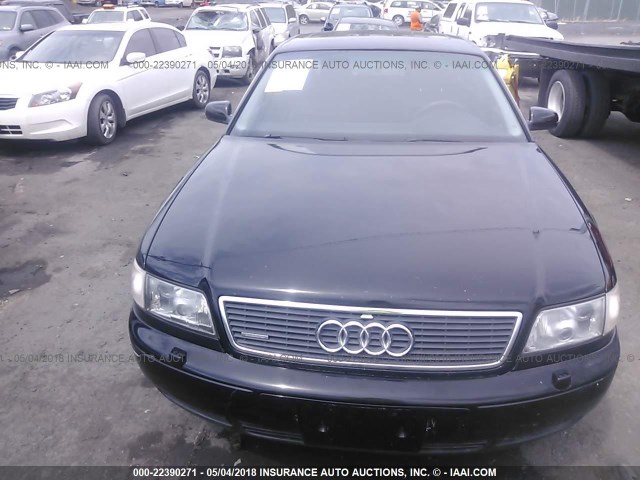 WAUBG34D8XN001801 - 1999 AUDI A8 QUATTRO BLACK photo 6