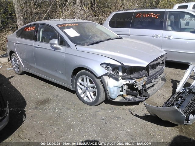 3FA6P0LU3DR266385 - 2013 FORD FUSION SE HYBRID SILVER photo 1