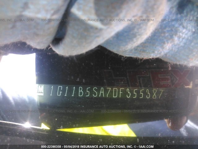 1G11B5SA7DF355387 - 2013 CHEVROLET MALIBU LS Qara foto 9