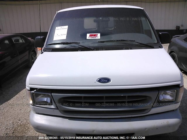 1FTRE14L7YHB65737 - 2000 FORD ECONOLINE E150 VAN WHITE photo 6