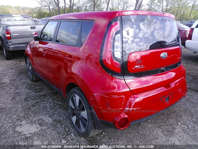 KNDJX3A58E7745671 - 2014 KIA SOUL ! RED photo 3