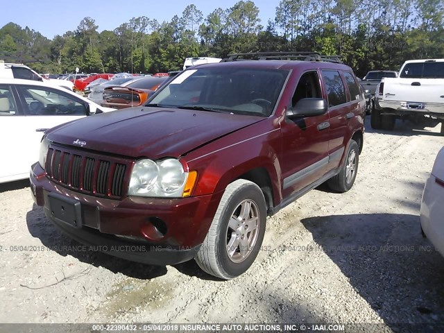 1J4GS48K96C368670 - 2006 JEEP GRAND CHEROKEE LAREDO/COLUMBIA/FREEDOM 红色 照片 2