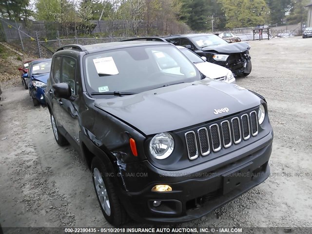 ZACCJBBB4HPF78726 - 2017 JEEP RENEGADE LATITUDE GRAY photo 1