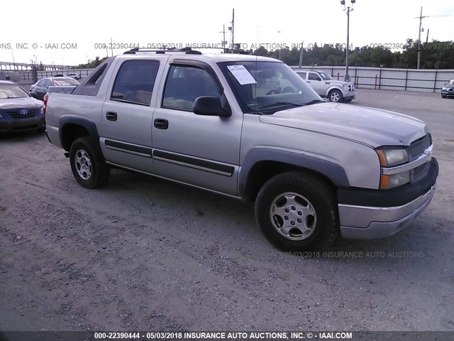 3GNEC12174G235997 - 2004 CHEVROLET AVALANCHE C1500 GRAY photo 1