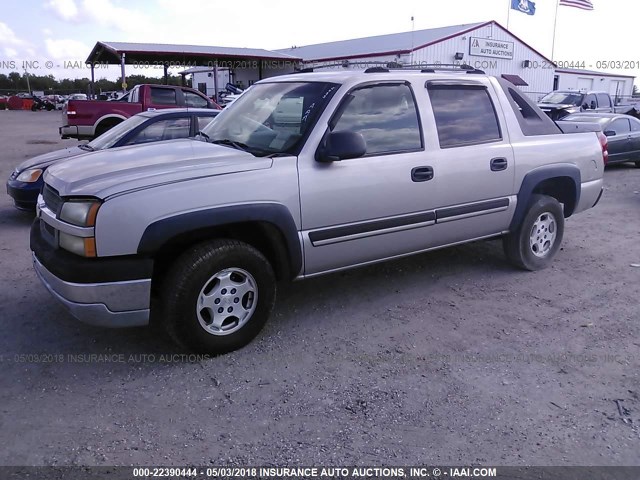 3GNEC12174G235997 - 2004 CHEVROLET AVALANCHE C1500 GRAY photo 2