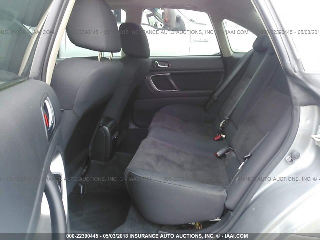 4S3BL616487201540 - 2008 SUBARU LEGACY 2.5I GRAY photo 8