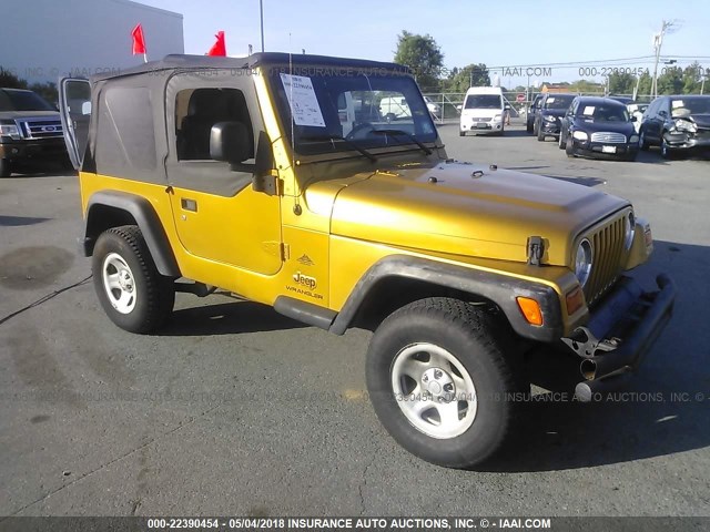 1J4FA29123P314625 - 2003 JEEP WRANGLER / TJ SE GOLD photo 1