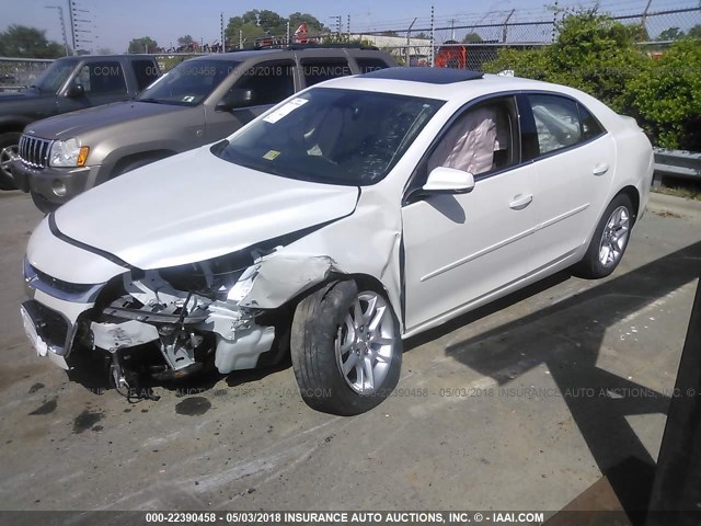 1G11C5SL5FU148249 - 2015 CHEVROLET MALIBU 1LT 白色 照片 2