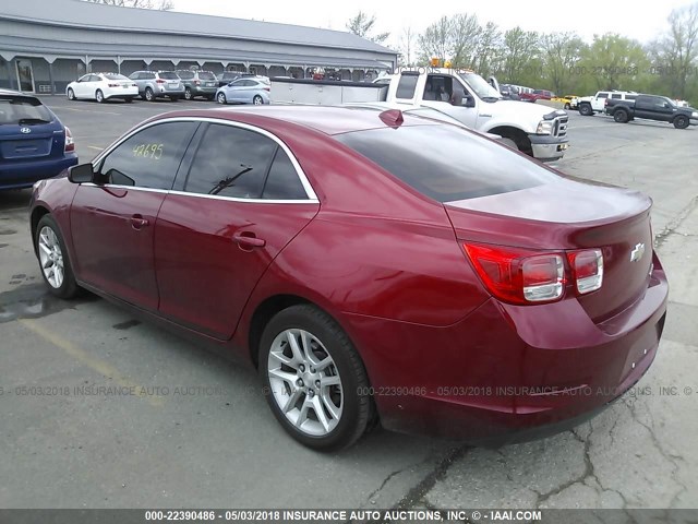1G11D5RR1DF105214 - 2013 CHEVROLET MALIBU 1LT 勃艮第红 照片 3