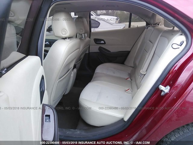 1G11D5RR1DF105214 - 2013 CHEVROLET MALIBU 1LT 勃艮第红 照片 8