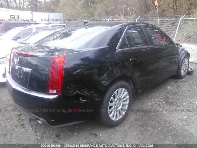 1G6DG5EGXA0114415 - 2010 CADILLAC CTS LUXURY COLLECTION BLACK photo 4