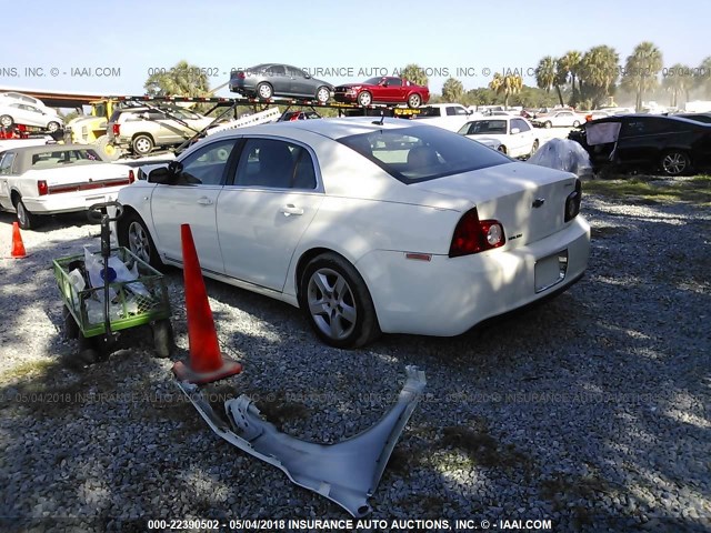 1G1ZH57B18F160989 - 2008 CHEVROLET MALIBU 1LT 白色 照片 3
