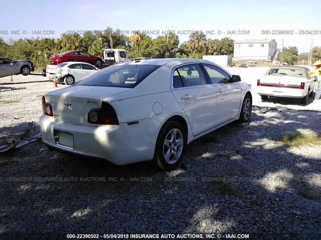 1G1ZH57B18F160989 - 2008 CHEVROLET MALIBU 1LT 白色 照片 4