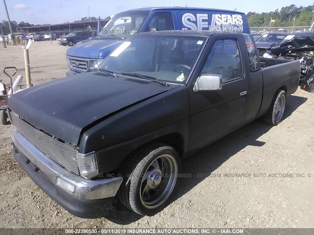 1N6SD16S4SC443309 - 1995 NISSAN TRUCK KING CAB XE BLACK photo 2