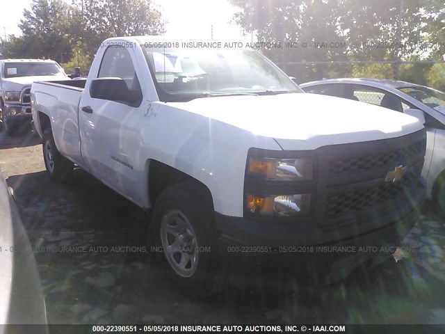 1GCNCPEC0FZ269385 - 2015 CHEVROLET SILVERADO C1500 WHITE photo 1