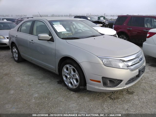 3FAHP0HA2AR416389 - 2010 FORD FUSION SE GOLD photo 1