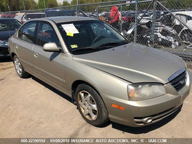 KMHDN46D06U220787 - 2006 HYUNDAI ELANTRA GLS/GT/LIMITED GOLD photo 1